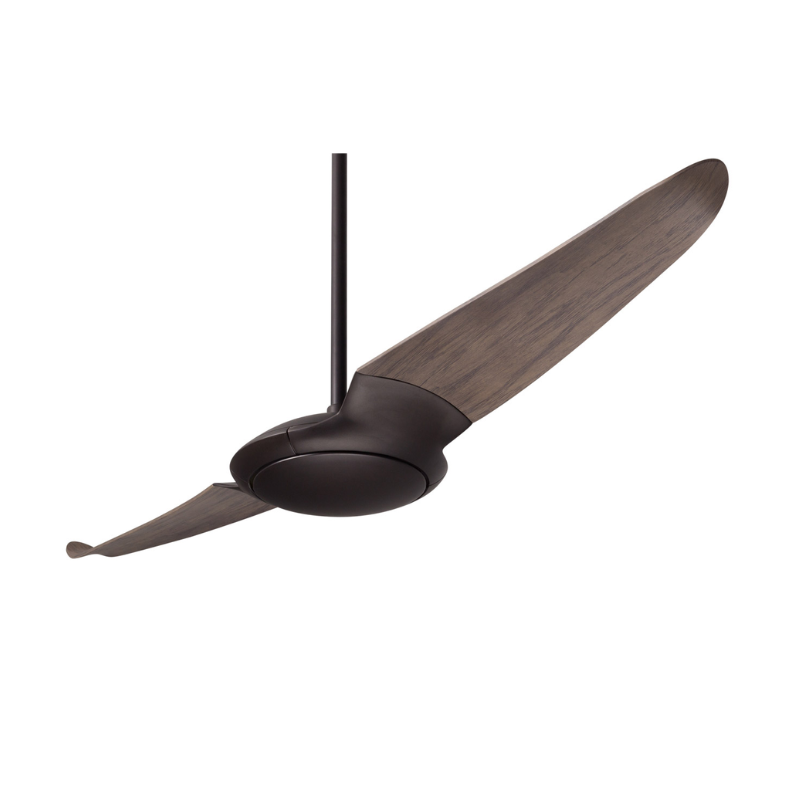 The dark bronze body with graywash blades IC/Air2 DC - 56″ from Modern Fan Co.