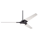 The Torsion 20W LED—62" with the Dark Bronze body and Whitewash blades from Modern Fan Co.