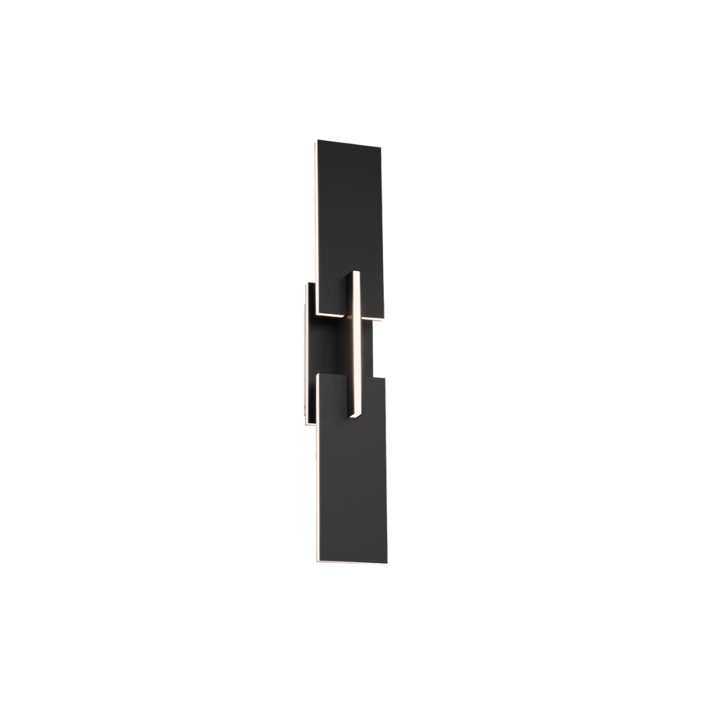 The black Amari Wall Sconce from Modern Forms.