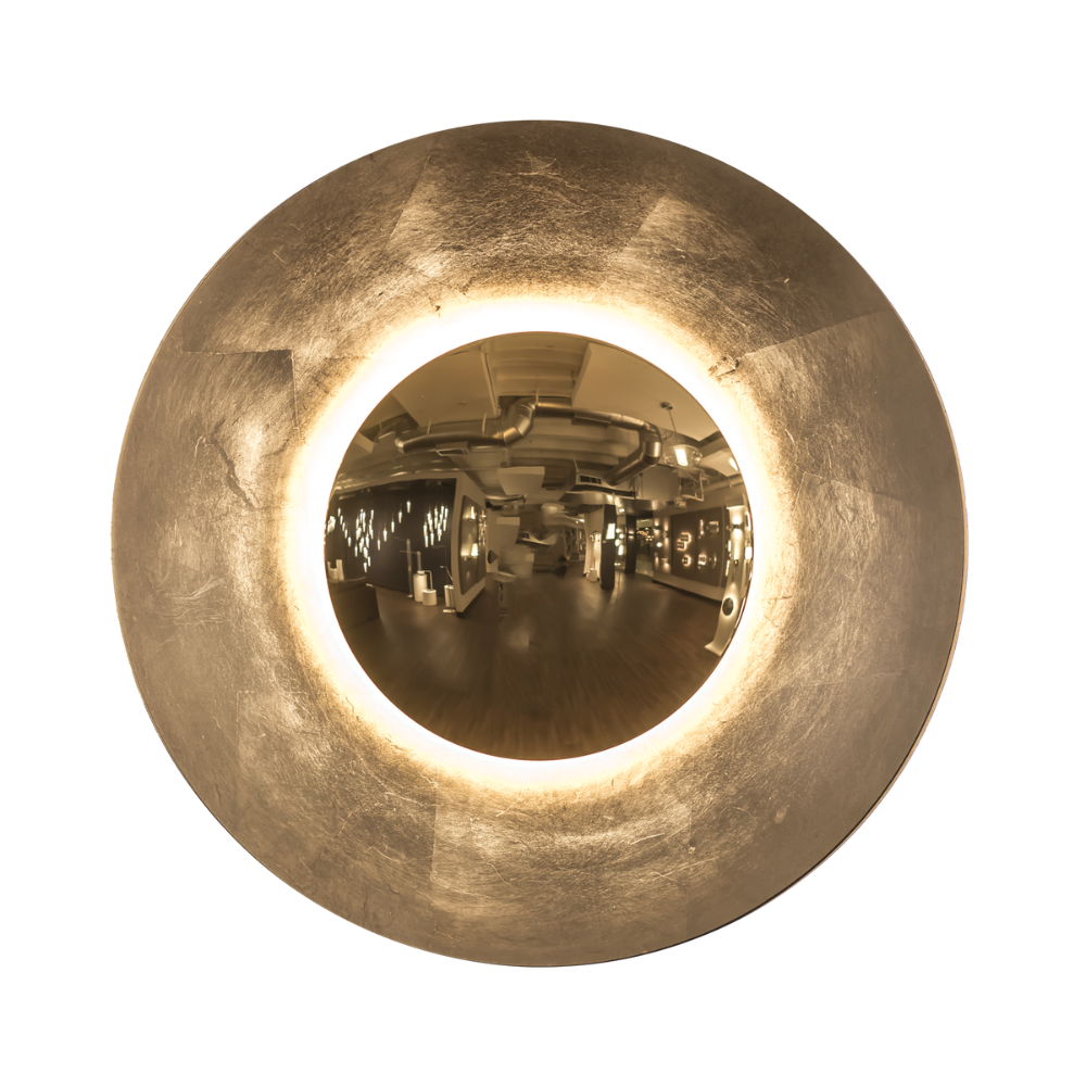 The large gold leaf Blaze Wall Sconce from Modern Forms.