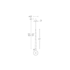 The 28 inch Cascade Pendant Light from Modern Forms dimensions. all-groups