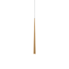 The 28 inch aged brass Cascade Pendant Light from Modern Forms.