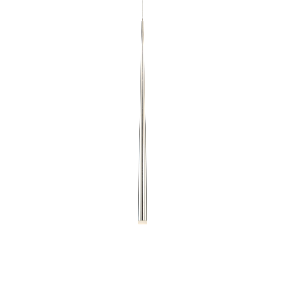 The 37 inch polished nickel Cascade Pendant Light from Modern Forms.
