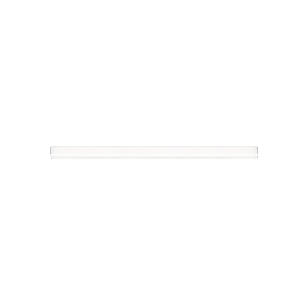 The Lightstick LED bathroom vanity wall sconce by Modern Forms, 49-inch, in Brushed Aluminum.