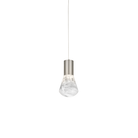 The satin nickel Plum Pendant Light from Modern Forms.