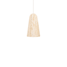 The beige travertine and aged brass Pompeii Pendant Light from Modern Forms.