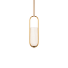 The aged brass Rollins Pendant Light from Modern Forms.