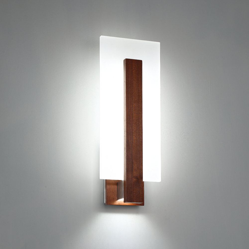 The Stem Wall Sconce from Modern Forms in a living room.
