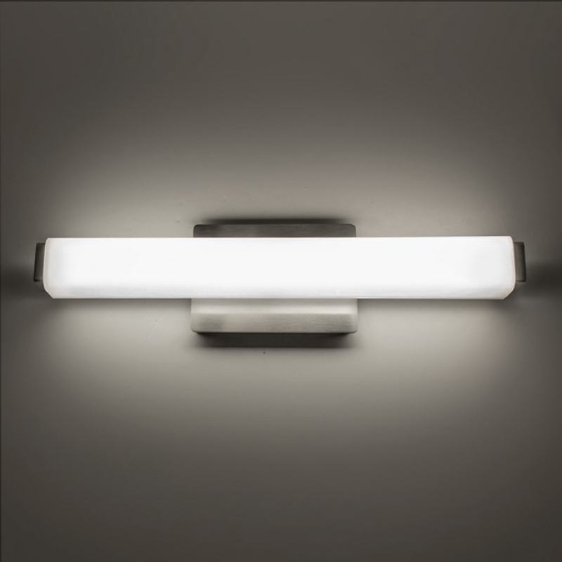 Vogue Bathroom Vanity Light, 2o-inch in horizontal installation.