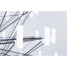 The black Coppélia Suspended from Moooi close up.