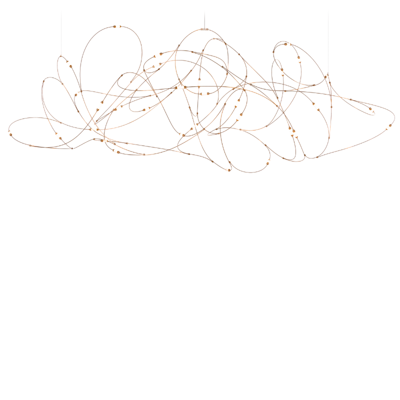 The large thirty one light Flock of Light from Moooi.