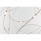 The small eleven light Flock of Light from Moooi close up.