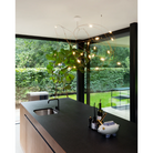 The small eleven light Flock of Light from Moooi in a kitchen.