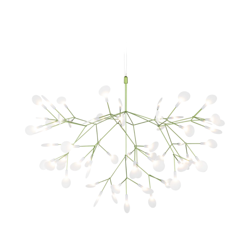The large green Heracleum III Suspended from Moooi.