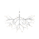 The large nickel Heracleum III Suspended from Moooi.