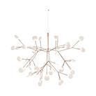 The small copper Heracleum III Suspended from Moooi.