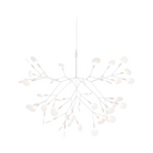 The small white Heracleum III Suspended from Moooi.
