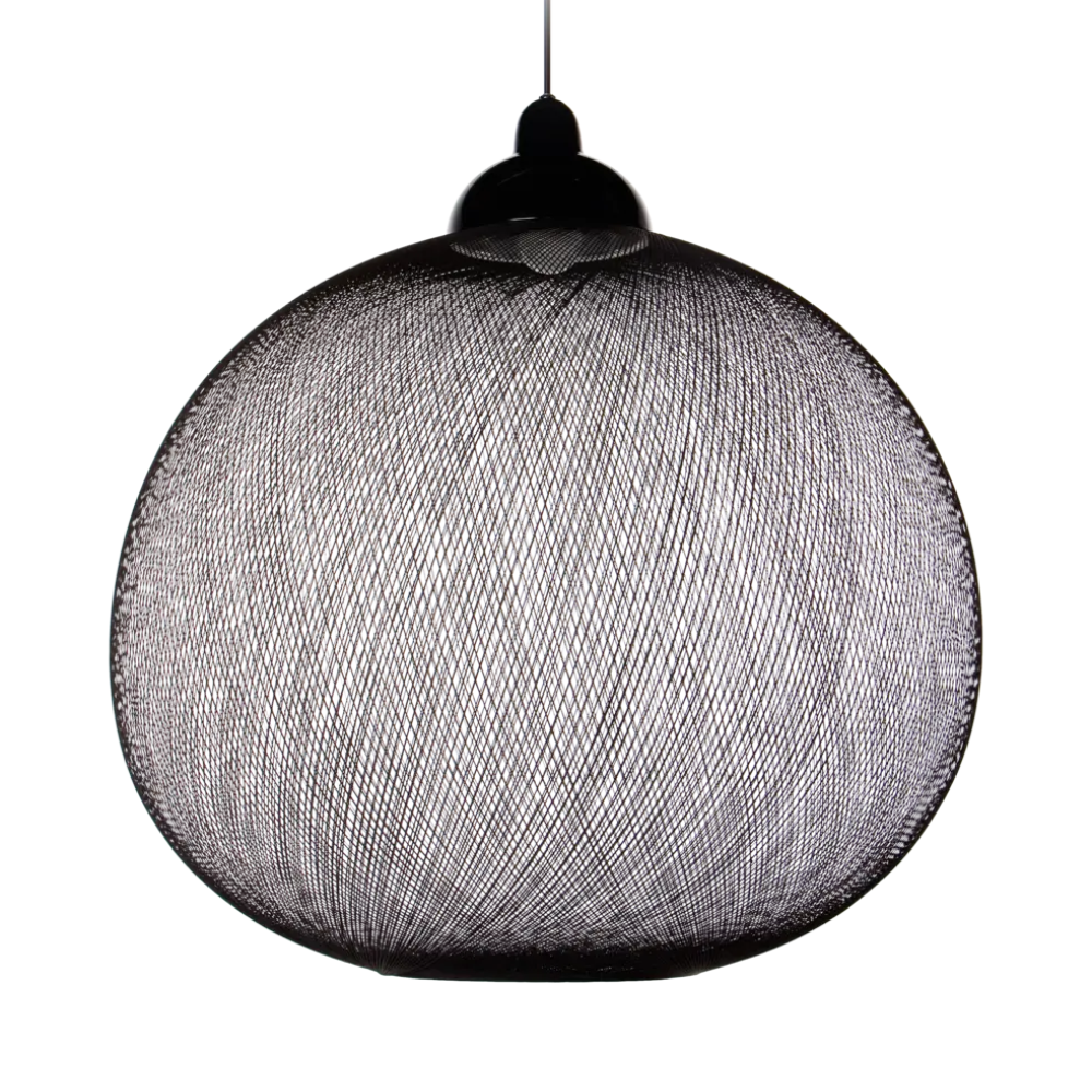The Non Random Pendant by Moooi, size D71 in Black.