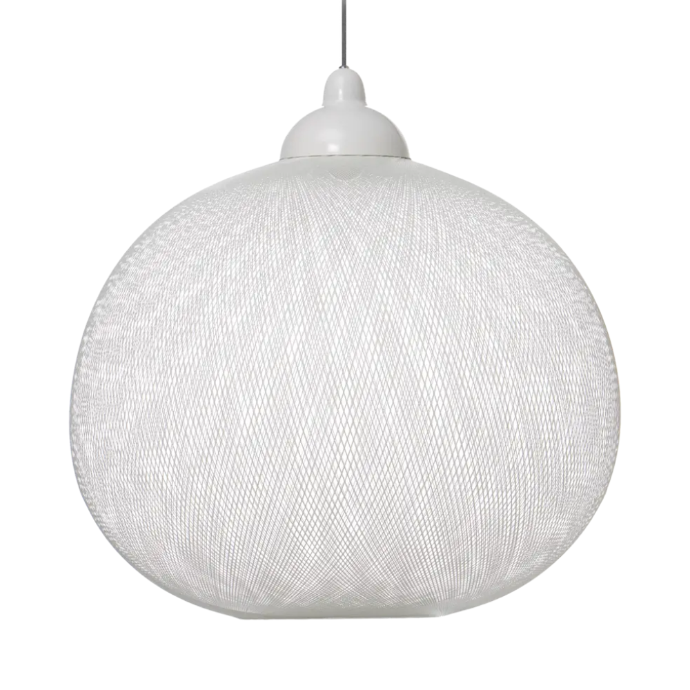 The Non Random Pendant by Moooi, size D71 in White.