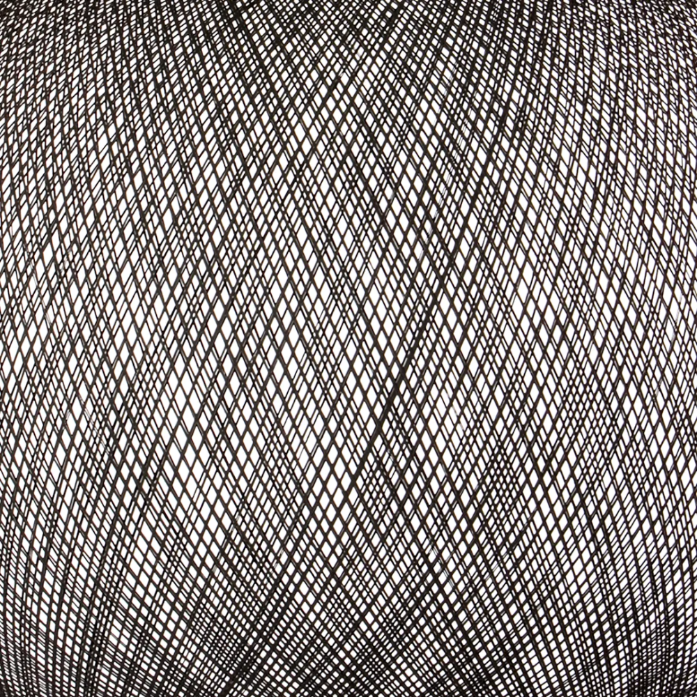 Close-up of the black shade material of the Non Random Pendant by Moooi.