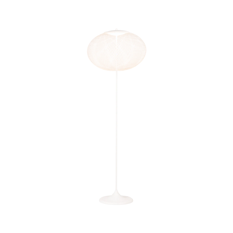 The white NR2 Floor Lamp from Moooi.