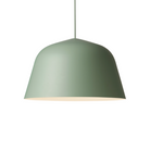 The medium Ambit Pendant Lamp from Muuto in dusty green.