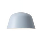 The medium Ambit Pendant Lamp from Muuto in light blue.