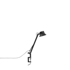 The small black Dedicate Table Lamp from Muuto with the clamp base.