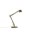 The medium brown green Dedicate Table Lamp from Muuto with the standard base.