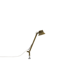 The small brown green Dedicate Table Lamp from Muuto with the pin base.
