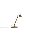 The small brown green Dedicate Table Lamp from Muuto with the standard base.