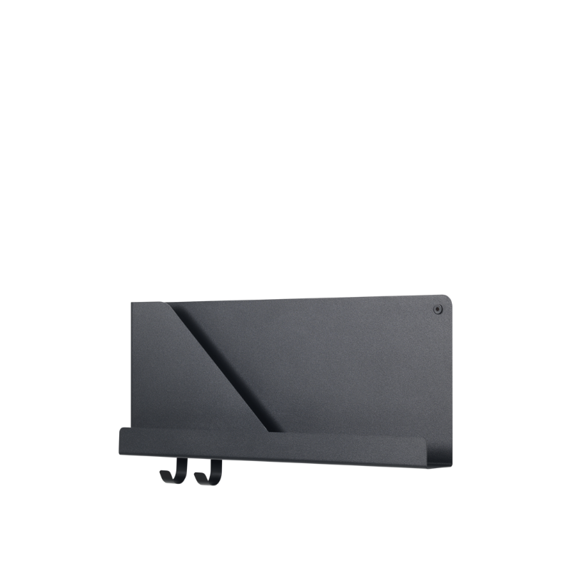The Folded Shelves 20 Inch Black from Muuto.