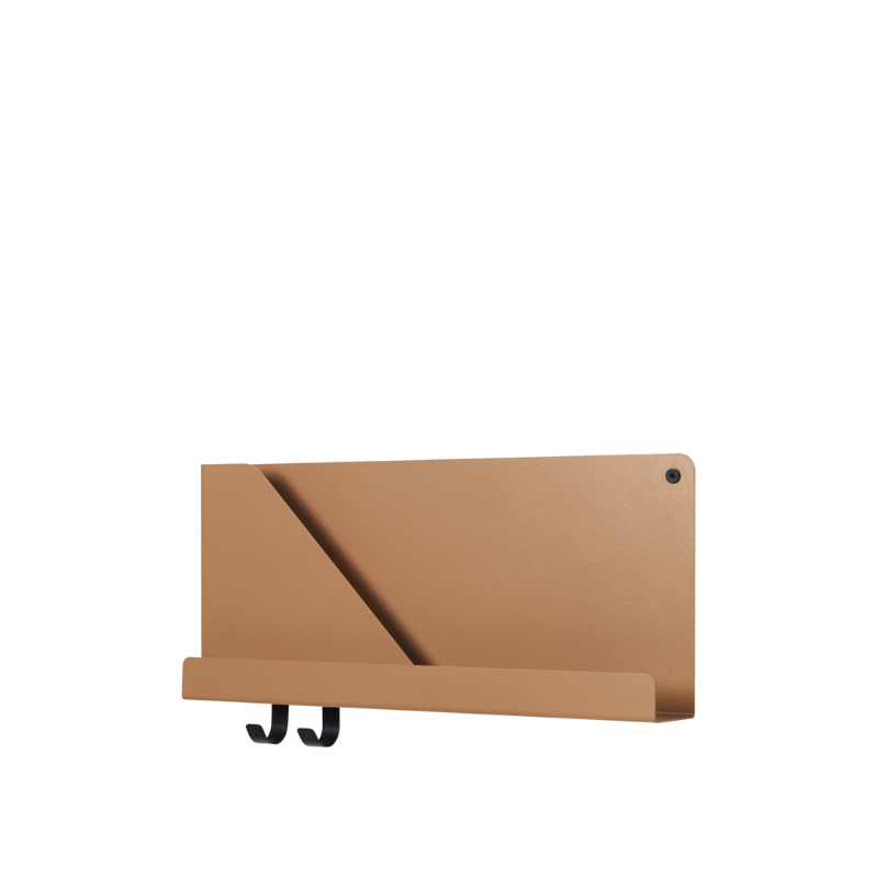 The Folded Shelves 20 Inch Burnt Orange from Muuto.