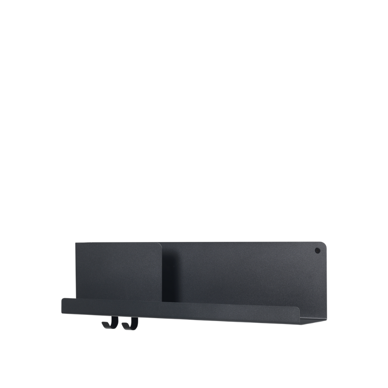 The Folded Shelves 24 Inch Black from Muuto.
