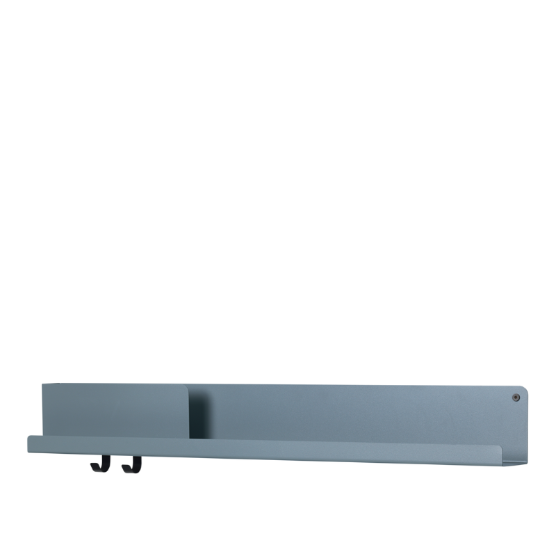 The Folded Shelves 37 Inch Blue Grey from Muuto.