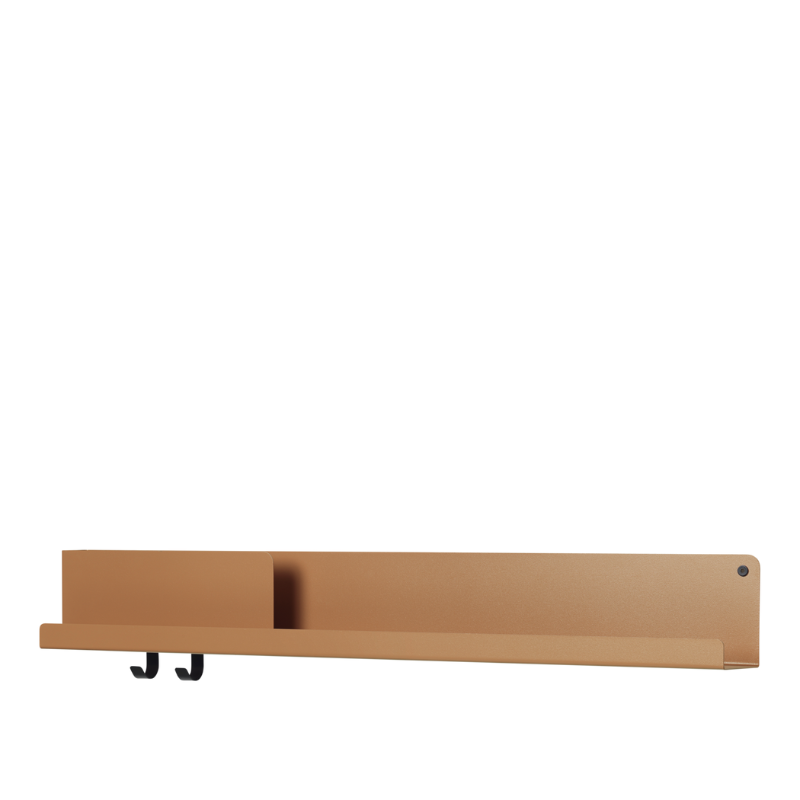 The Folded Shelves 37 Inch Burnt Orange from Muuto.