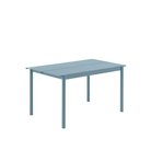 The pale blue 55 inch Linear Steel Table from Muuto.