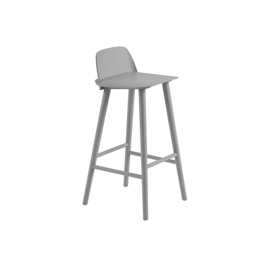 The gray Nerd Bar Stool from Muuto.