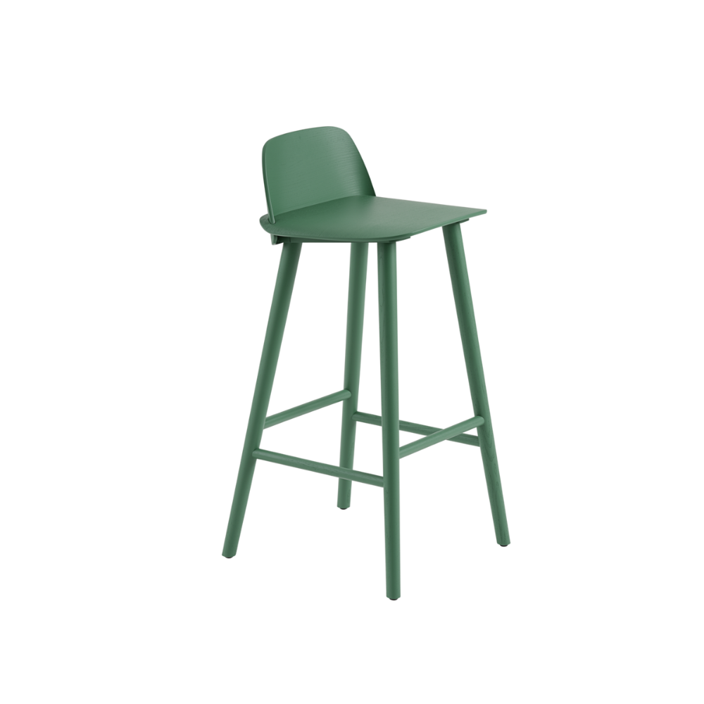 The green Nerd Bar Stool from Muuto.