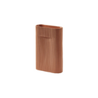 The medium Ridge Vase from Muuto in terracotta.