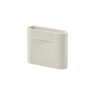 The small Ridge Vase from Muuto in off white.