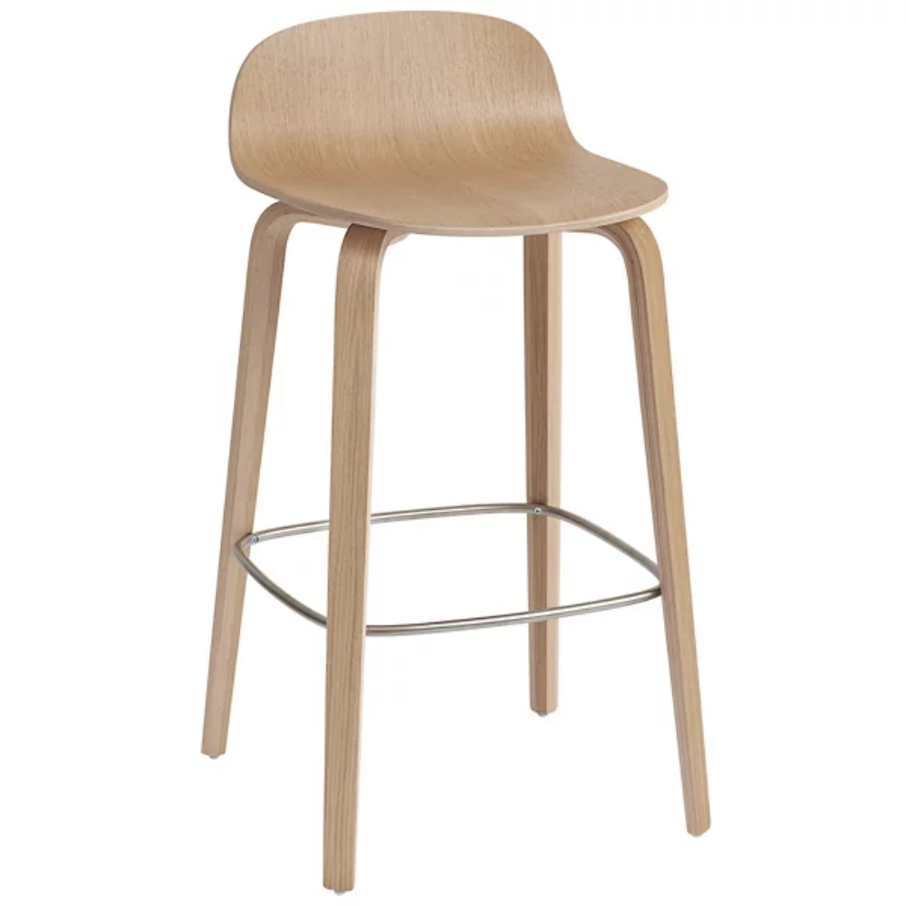The oak Visu Counter Stool from Muuto.
