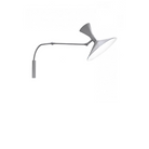 The Lampe de Marseille Mini Wall Sconce from Nemo in gray hardwired.