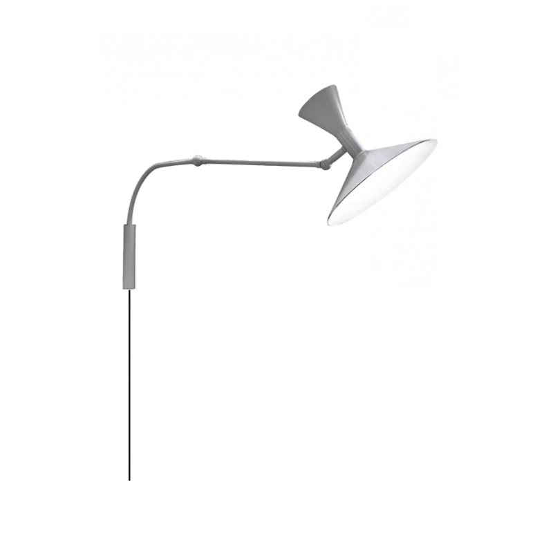 The Lampe de Marseille Mini Wall Sconce from Nemo in gray.
