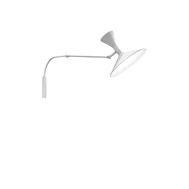 The Lampe de Marseille Mini Wall Sconce from Nemo in whitewash hardwired.