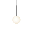 The 10 inch Bola Sphere from Pablo Designs in gun metal.