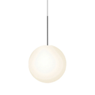 The 16 inch Bola Sphere from Pablo Designs in gun metal.