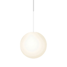 The 16 inch Bola Sphere from Pablo Designs in matte white.