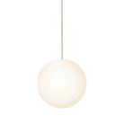 The 16 inch Bola Sphere from Pablo Designs in rose gold.