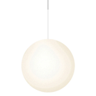 The 24 inch Bola Sphere from Pablo Designs in matte white.